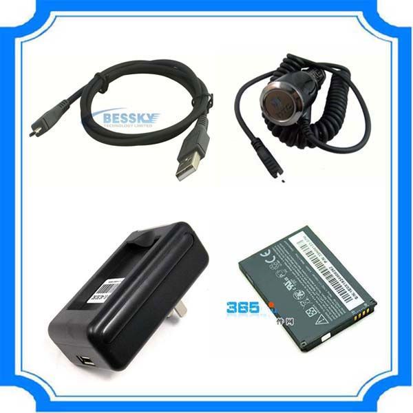 Accessory Bundle Cable Battery Charger For HTC EVO 4G  