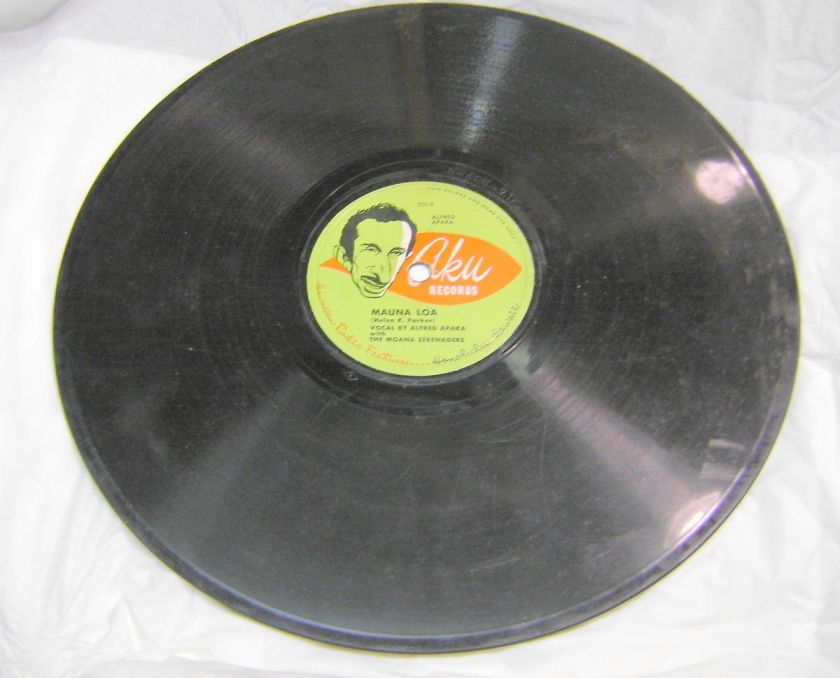 SALE 10% OFF AKU HEAD PUPULEDEE JAY HAWAII 78 RPM RECORD .ALFRED 