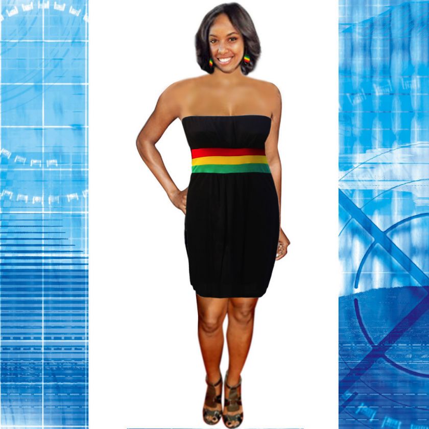 Rasta Ladies Empress Dress Negril Reggae Jamaica NEW  