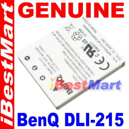 Genuine BenQ Battery DLI 215 E800 X600 X710 E1020 E1240  