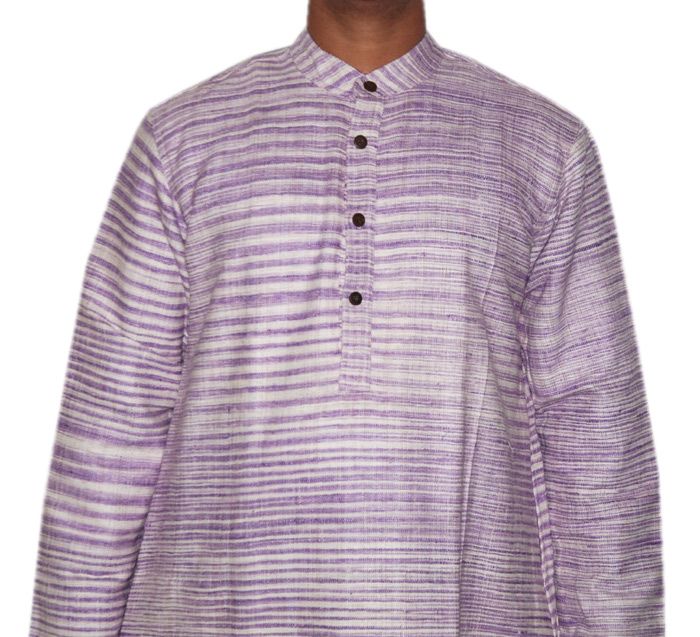 New Indian Gandhi Khadi Mens Kurta Dolby Casual wear Long Kurta Size M 