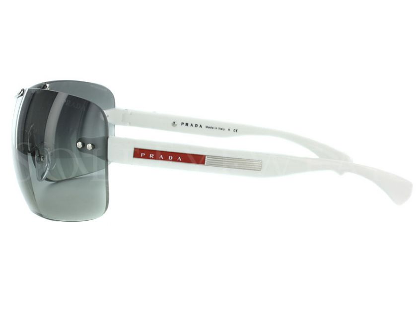 NEW Prada Sport SPS 02M 4AO/3M1 White / Grey Gradient Aviators  