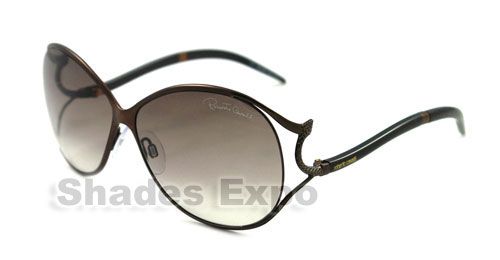 NEW ROBERTO CAVALLI SUNGLASSES RC 531 BROWN ZINNIA 48F  