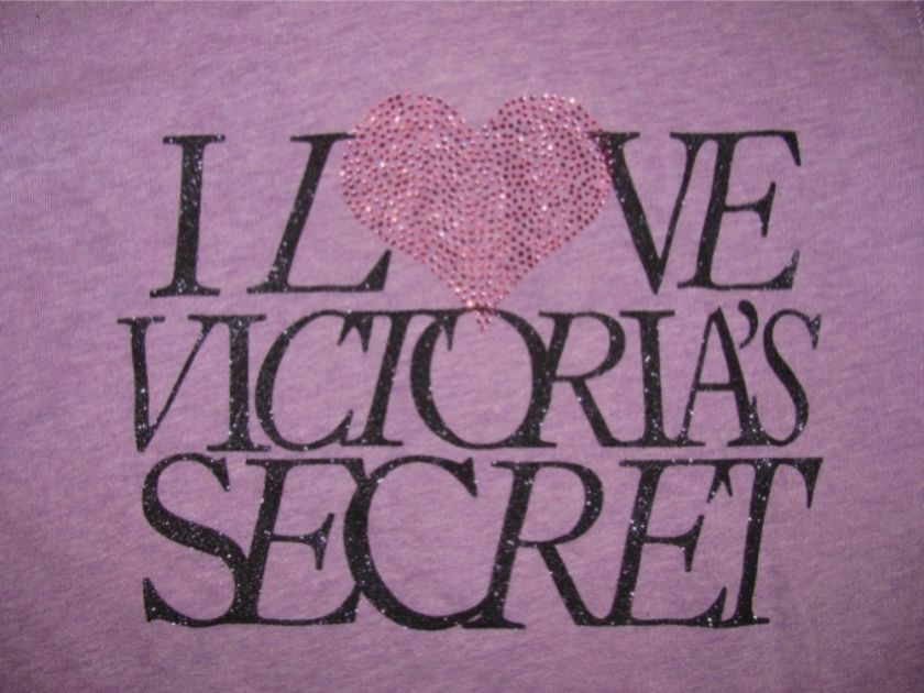 VICTORIAS SECRET SUPERMODEL ESSENTIALS PURPLE BLING ZIPPER HOODIE NWT 