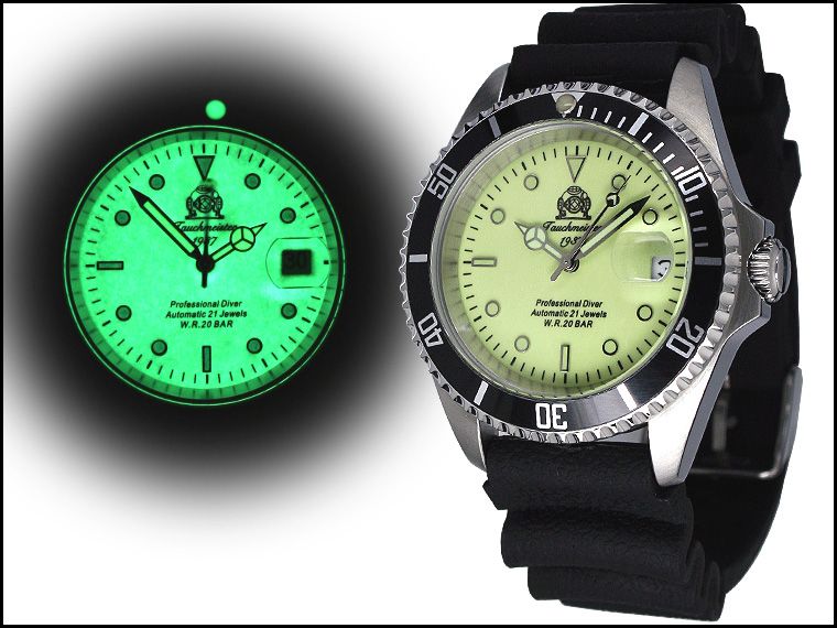 German Automatic U BOOT SUB.DIVER 20ATM WR T0232  