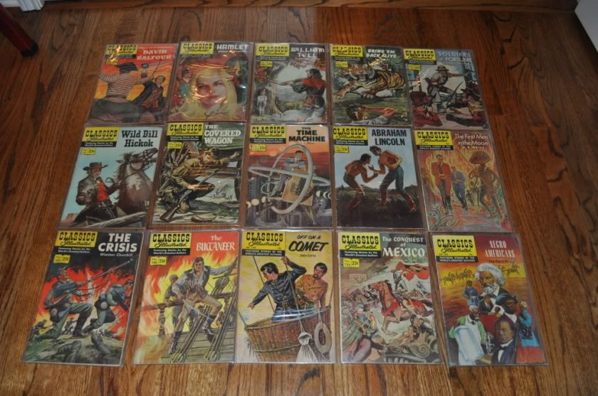 Lot of 30 Classic Illustrated Comics #2   #169 Very Good  