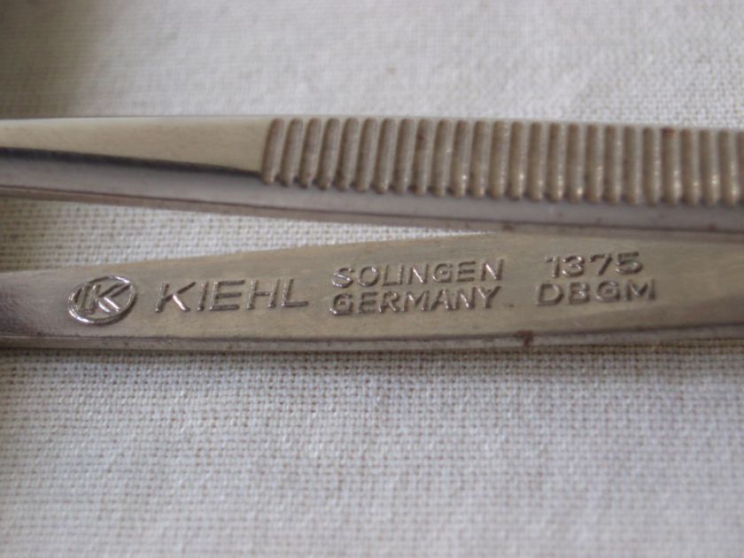 postal stamp tweezers KIEHL Solingen pen DRGM 1375  