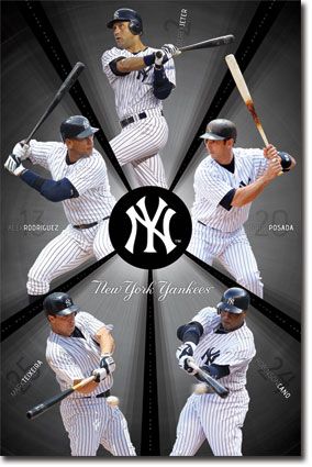 Yankees Collage 11 Poster MLB Baseball 1384  