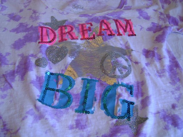 Girls JUSTICE Purple Baggy shirt size 14 VERY CUTE  