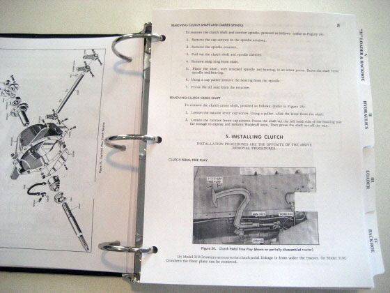 Case Tractor 210B, 310, 310C, 430, 530 Service Manual  