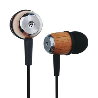 Kanen KM 928 Natural WOODEN EARPHONE FOR /MP4/Radio  