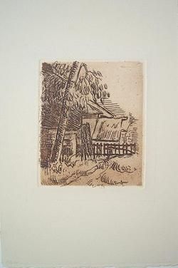 PAUL CEZANNE (1839 1906) Original 1873 Etching  