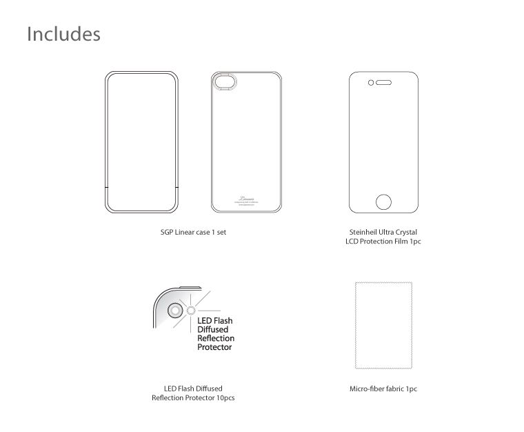 SGP Linear MINI Series Case Reventon YELLOW for Apple iPhone4 GSM CDMA 