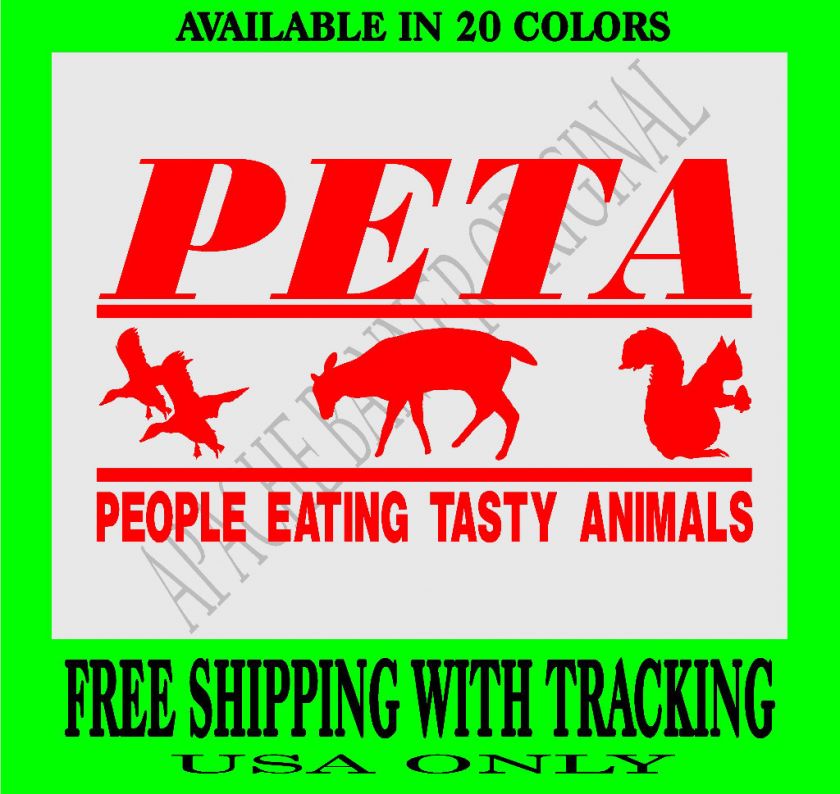 DEER HUNTING DECAL Elk,Bull,Doe,Redneck, Peta 211  