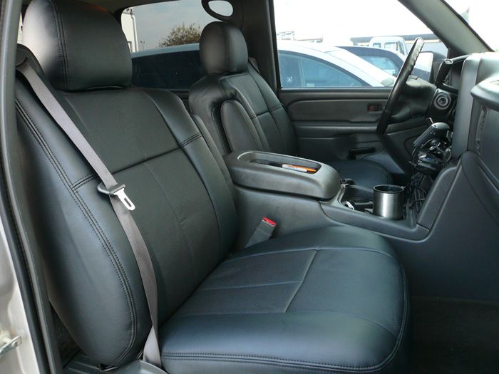 2007 2012 Chevy Silverado Crew Cab Leather Seat Covers Clazzio 