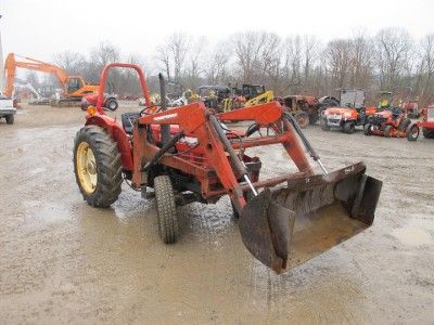 YANMAR YM 336D 4X4 TRACTOR WITH LOADER,   