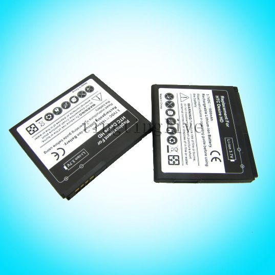 2x 1600mAh battery HTC Desire HD Inspire 4G Inspire 4G Ace BD26100 