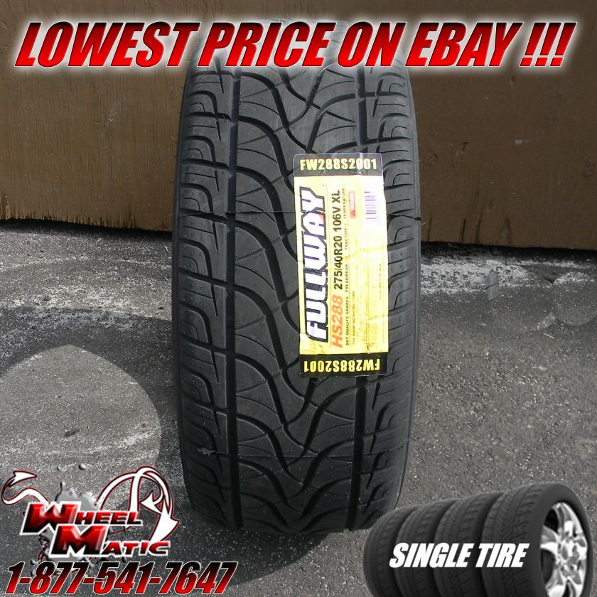 NEW 1 SINGLE TIRE 275/40R20 FULLWAY HS288 275/40R20 275  