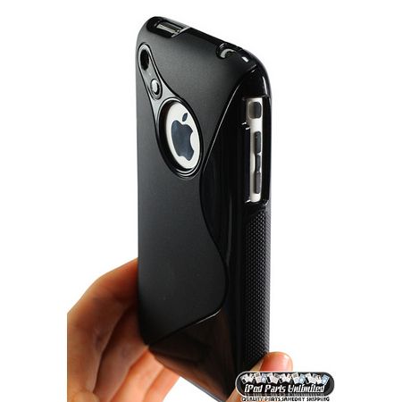 NEW BLACK TPU SKIN CASE BUMPER FOR APPLE IPHONE 3G 3GS  