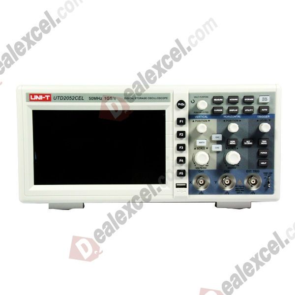 UNI T OSCILLOSCOPE 50MHz 2Ch 1GS/s 7LCD UTD2052CEL  