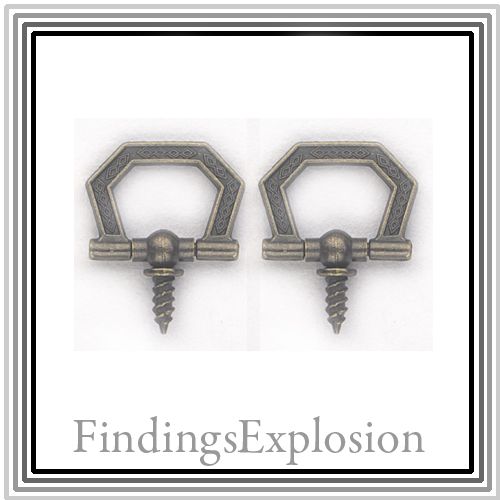 MINIATURE METAL HARDWARE for DOLLHOUSES WOODWORK CRAFTS  