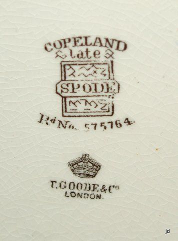   recent estate find here in south florida an antique porcelain copeland