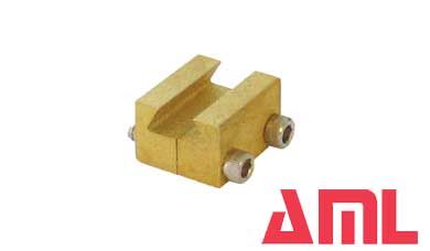 AML G102 03 CODE 332 BRASS RAIL CLAMP OVER JOINER 10pcs @SALE  