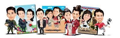 Original Personalized Caricature Custom Present crafts  