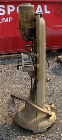 Wallace Mortiser Square Drill Floor Model with petal 110v/220 with 