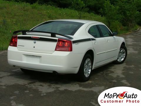 2007 Dodge Charger GRAPHICS STRIPES Hood Trunk Decals  