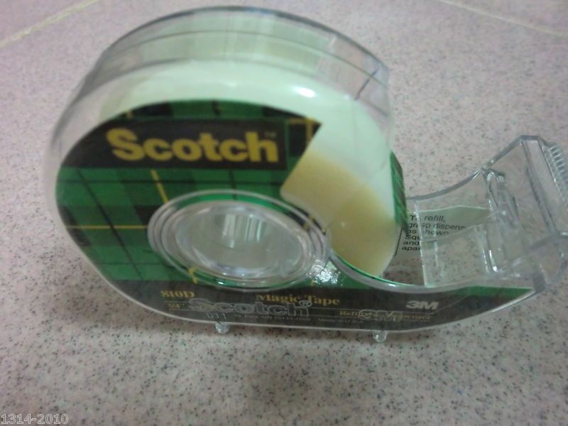 Scotch 3M 810D Magic Tape with Refillable Dispenser  