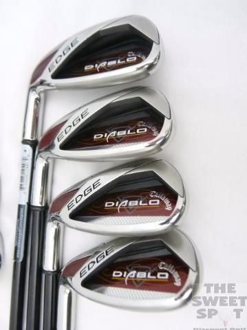   Diablo Edge Combo Iron Set 4H PW, SW Graphite Seniors Left Hand  