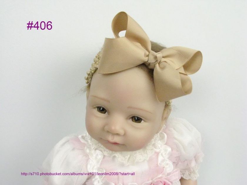   boutique hair bows 4 4.5.5 inches with headband without clips  