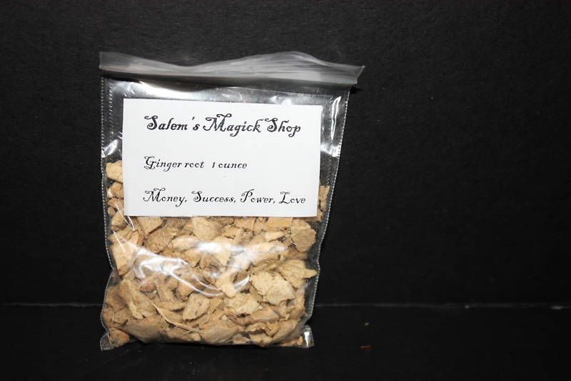 Ginger Root herb  1 ounce  Wicca, pagan, witch  