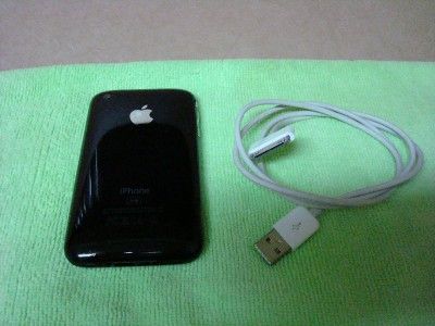 Apple Iphone 3G Smartphone Bar Black Fast 3G Wireless Technology GPS 