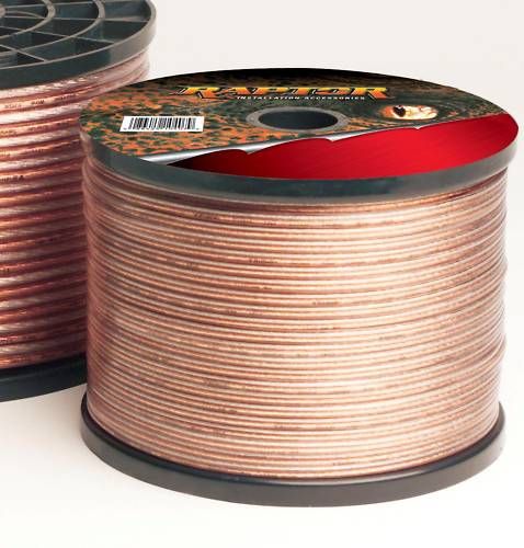 RAPTOR 14 GAUGE 500 FEET SPEAKER WIRE CAR/HOME AUDIO  