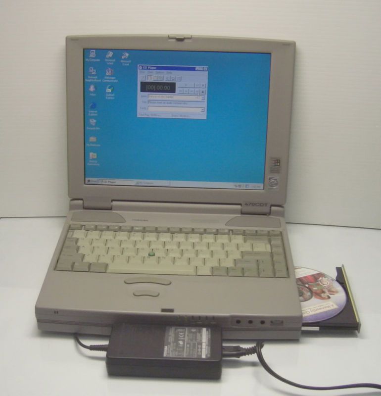 Nostalgia* Toshiba Satellite Pro 470CDT Win95   Works  