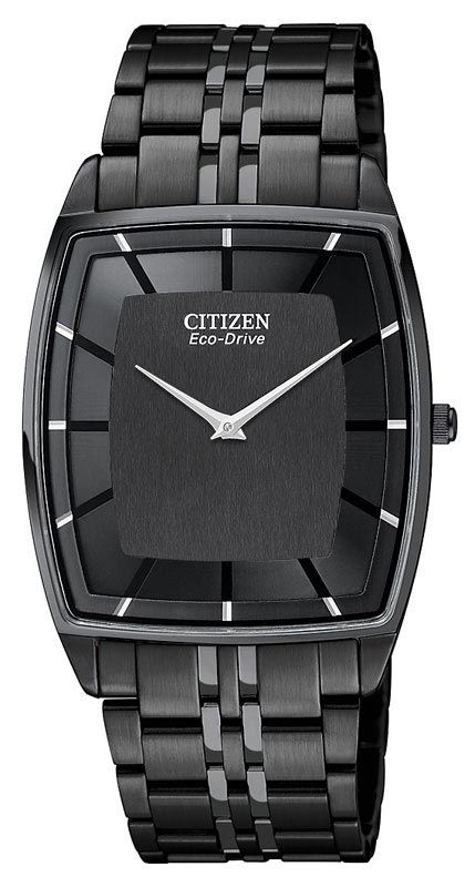 Citizen AR3025 50E Mens Black IP Stiletto Watch  