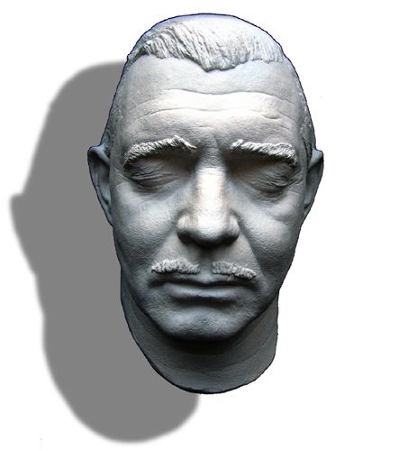 Clark Gable MGM Life Mask Gone With The Wind, Mutiny on the Bounty 