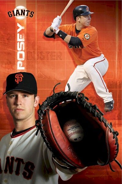   BUSTER POSEY MITT 22x34 MLB Baseball 5713 Catcher 017681057131  