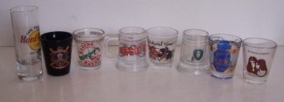 So California Attractions Shot Glass Lot 8 Knotts Angel  