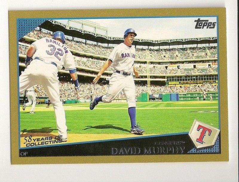 2009 Topps Gold David Murphy #614  