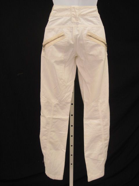 JOIE White Boot Cut Low Rise Cargo Pants Slacks Sz 25  