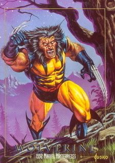   MARVEL MASTERPIECES 1992 PROTOTYPE PROMO CARD 98 WOLVERINE  