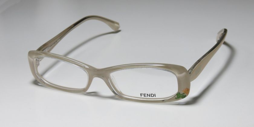 NEW FENDI 814 50 16 140 IVORY EYEGLASS/GLASSES/FRAME LADIES/WOMENS 