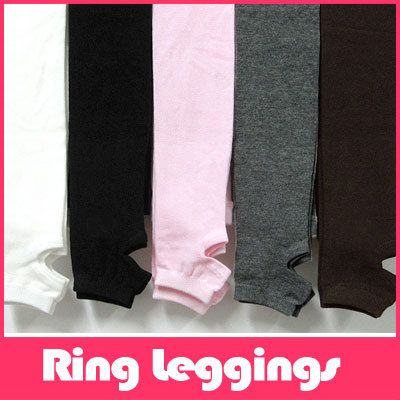 Cotton Ring Leggings Pettiskirt TuTu Pink White Brown  