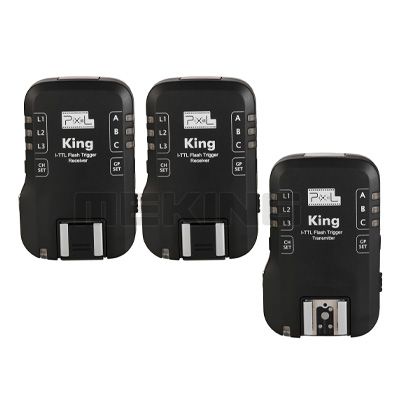 PIXEL KING E TTL Flash Trigger for CANON 2.4G Hz Radio Trigger (with 2 