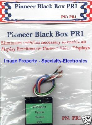 PIONEER VIDEO BYPASS LOCKOUT AVH P6800DVD AVH P7500DVD  