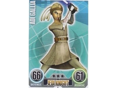 No8 STAR WARS FORCE ATTAX ADI GALLIA TRADING CARD  