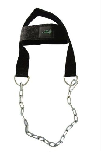 GYM WEIGHT LIFTING HEAD NECK STRENGTH HARNESS STRAP  